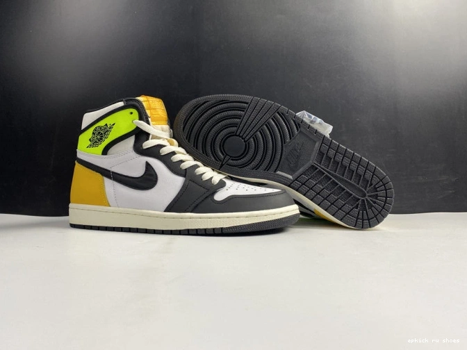 Cheap 'VOLT GOLD' 555088-118 RETRO 1 AIR JORDAN OG HIGH 0714